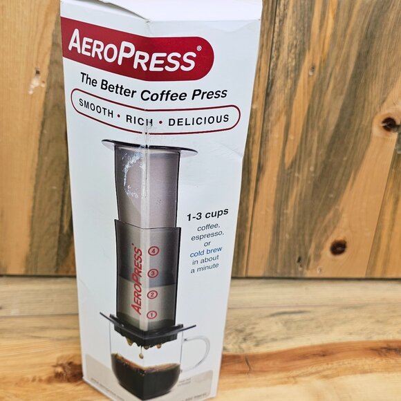 Aerobie AeroPress 1-3 Cup Coffee, Latte & Espresso Maker - Picture 1 of 6